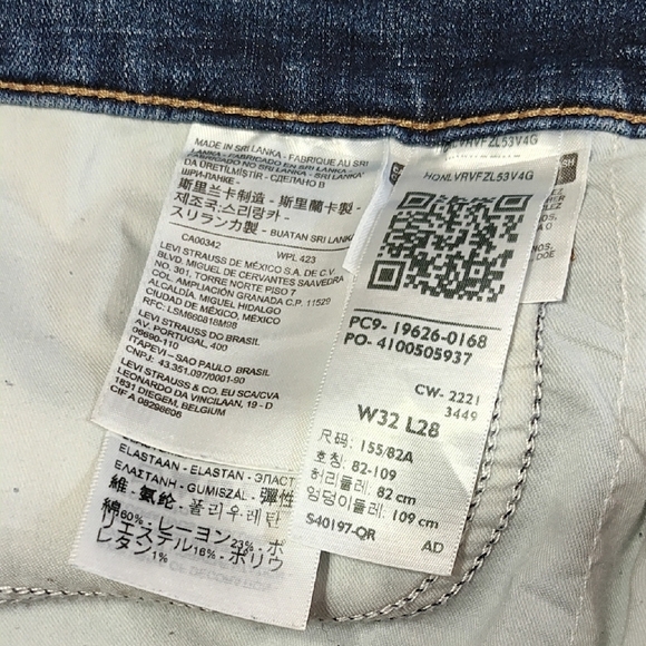 Levi's Dark Wash Women's Jeans Size 32 - Picture 5 of 6